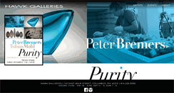 Desktop Screenshot of hawkgalleries.com